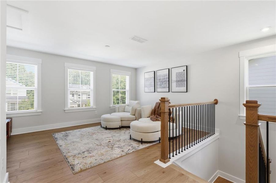 Furnished interior view inside a new home in , Flowery Branch (Image 14).