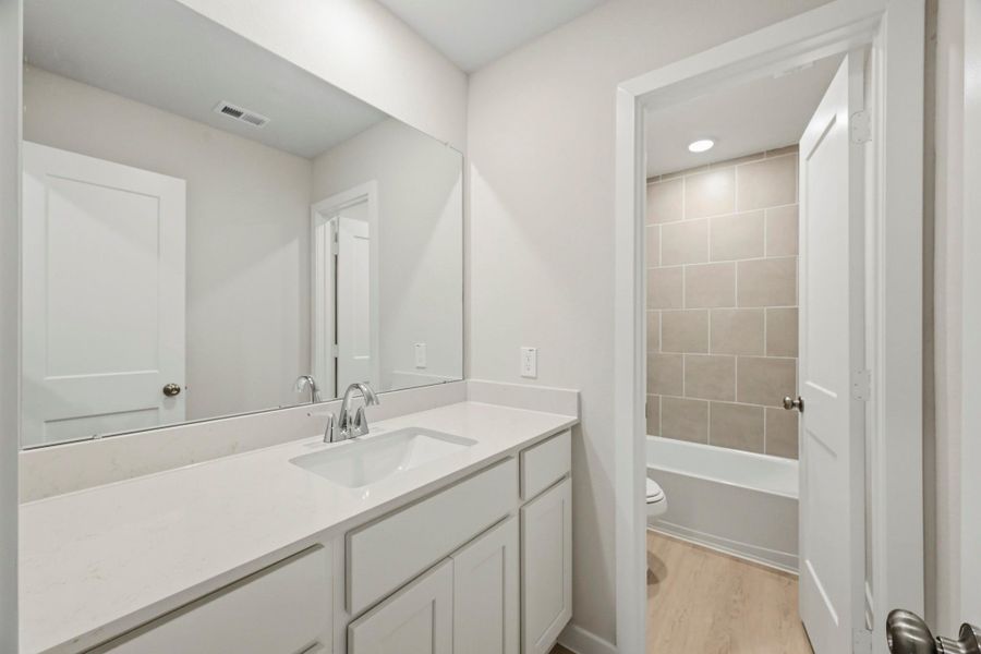 Furnished interior view inside a new home in Audubon, Magnolia (Image 9). Furnished interior view inside a new home in Audubon, Magnolia (Image 9).