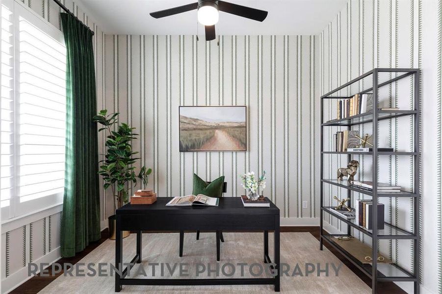 Furnished interior view inside a new home in Goodland, Midlothian (Image 17).