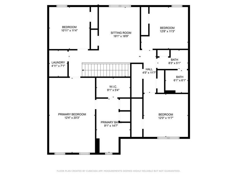 2D floor plan layout of this home in Summerwind, Dacula, GA (Image 3).