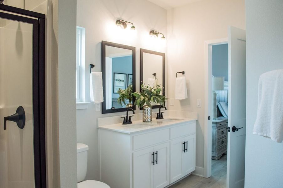 Furnished interior view inside a new home in Parkland Place, Pace (Image 15).