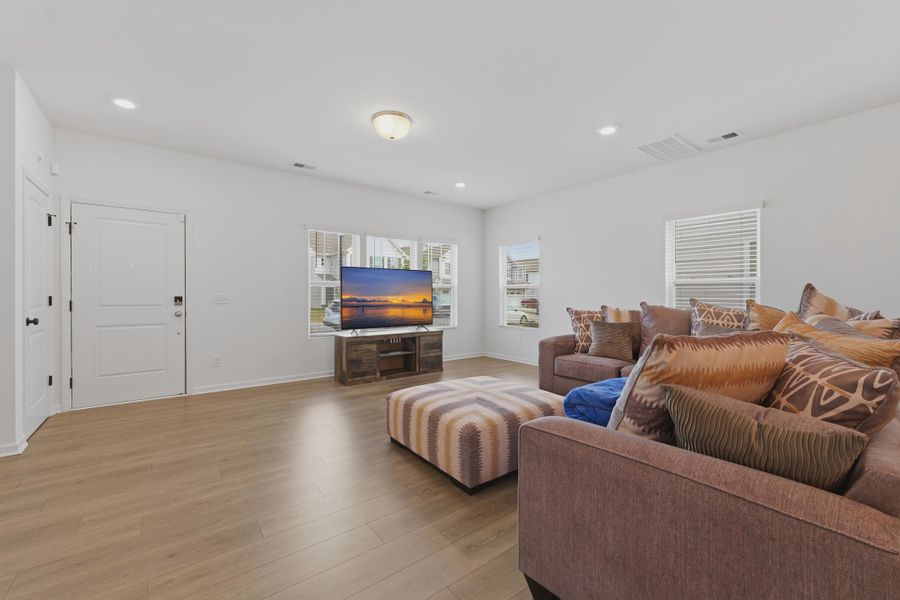 Furnished interior view inside a new home in , Summerville (Image 4). Furnished interior view inside a new home in , Summerville (Image 4).