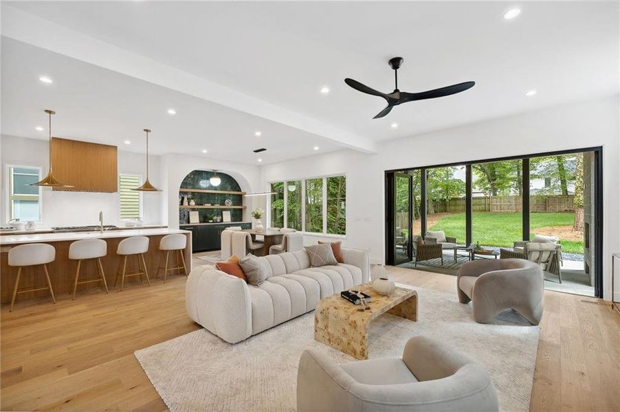 Furnished interior view inside a new home in , Brookhaven (Image 6). Furnished interior view inside a new home in , Brookhaven (Image 6).