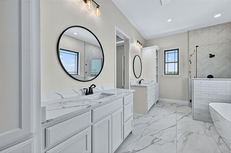 Furnished interior view inside a new home in , Sherman (Image 12).