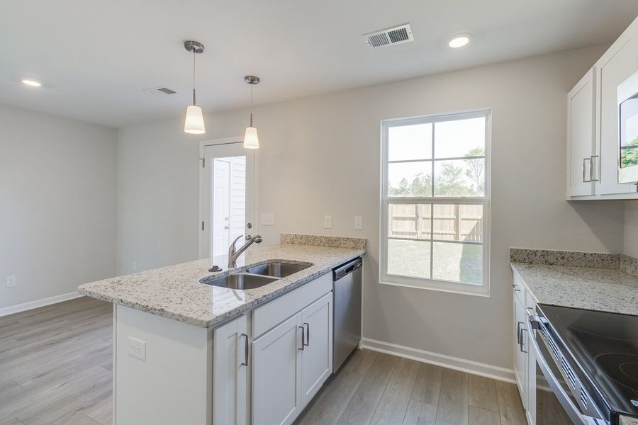 Furnished interior view inside a new home in Astoria, Columbia (Image 10).