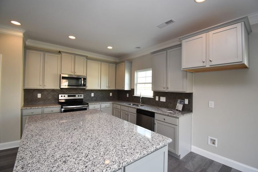 Representative furnished interior of a home built from the Newport by Keystone Homes NC in Trinity Meadows, Trinity (Image 3).