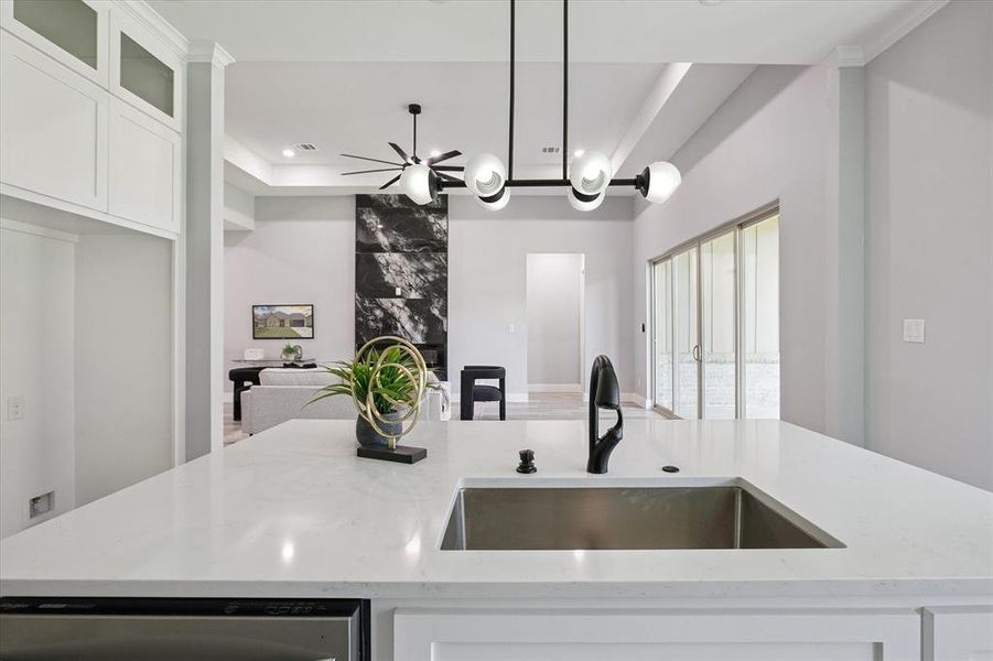 Furnished interior view inside a new home in , Arlington (Image 30).