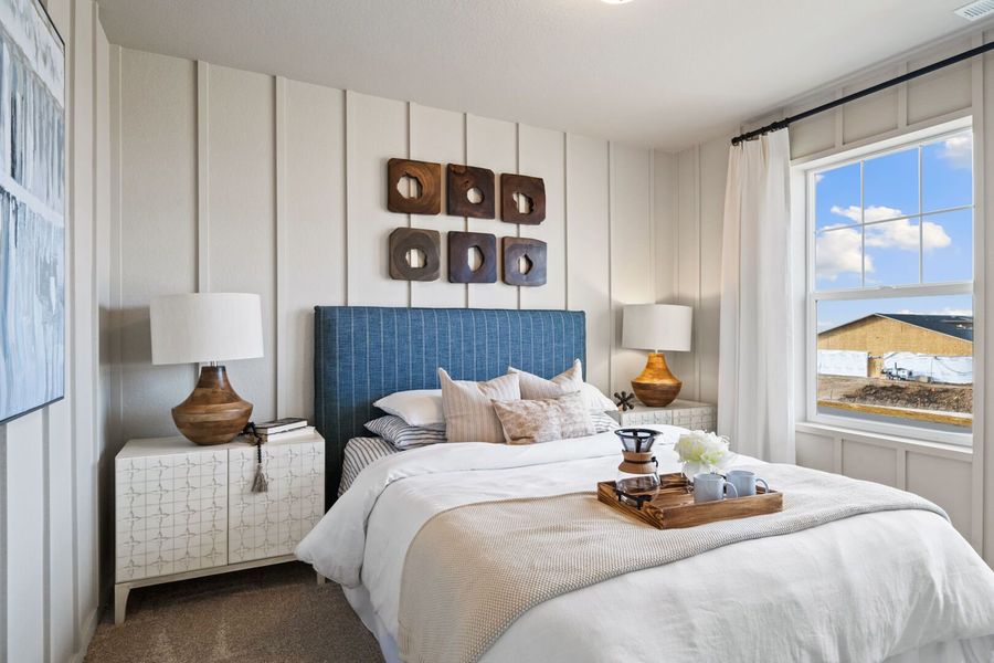 Representative furnished interior of a home built from the The Bayberry by Challenger Homes in Sky Ranch - Highland Collection, Watkins (Image 24).