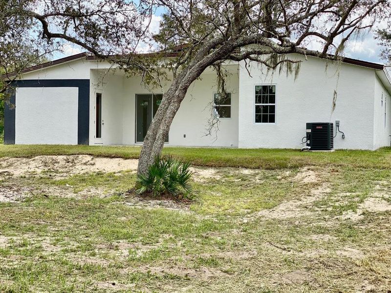 BACKYARD FRONT VIEW