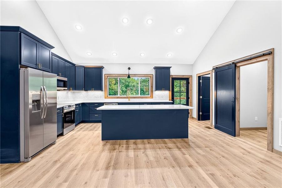 Furnished interior view inside a new home in , Ellijay (Image 17).