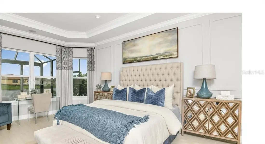 Furnished interior view inside a new home in Esplanade at Wiregrass Ranch, Wesley Chapel (Image 14).