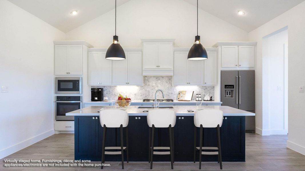 Furnished interior view inside a new home in Nolina 60', Georgetown (Image 6). Furnished interior view inside a new home in Nolina 60', Georgetown (Image 6).