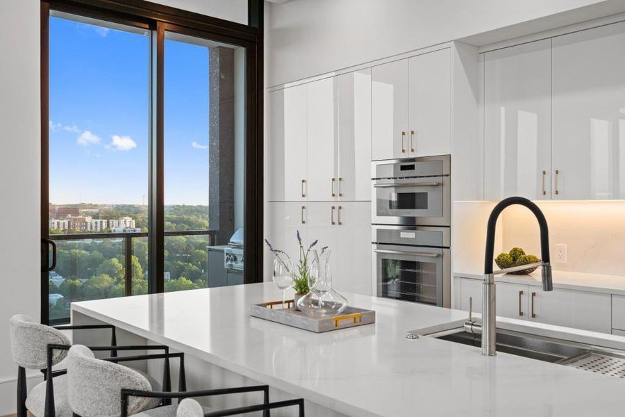 Furnished interior view inside a new home in The Dillon Buckhead, Atlanta (Image 10).