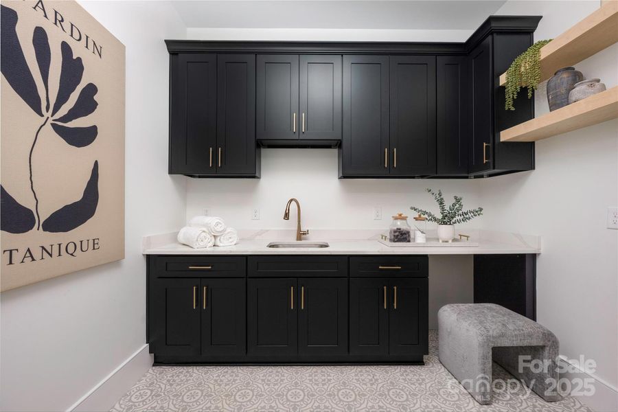 Furnished interior view inside a new home in , Charlotte (Image 8).