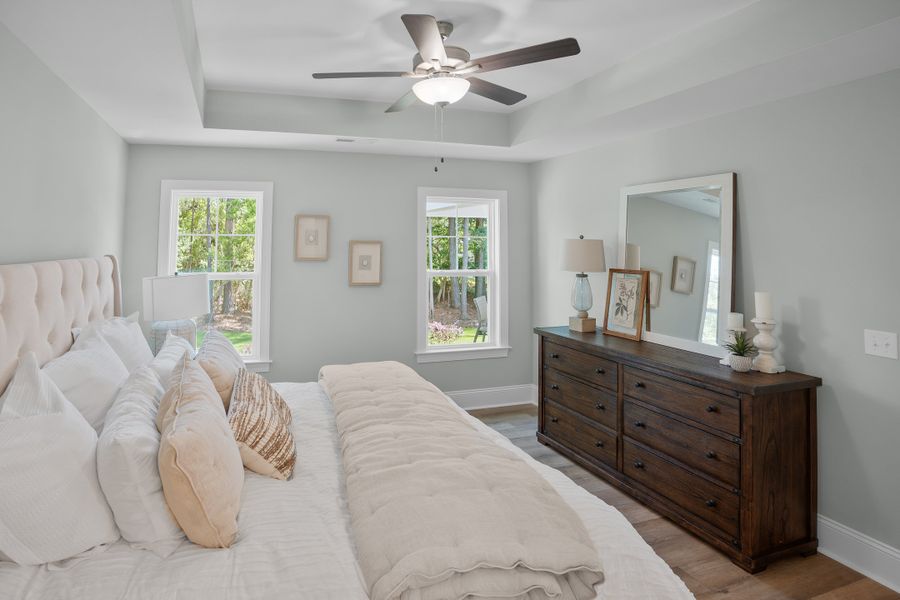 Representative furnished interior of a home built from the Shoreline by Bill Clark Homes in Osprey Landing, Southport (Image 16).