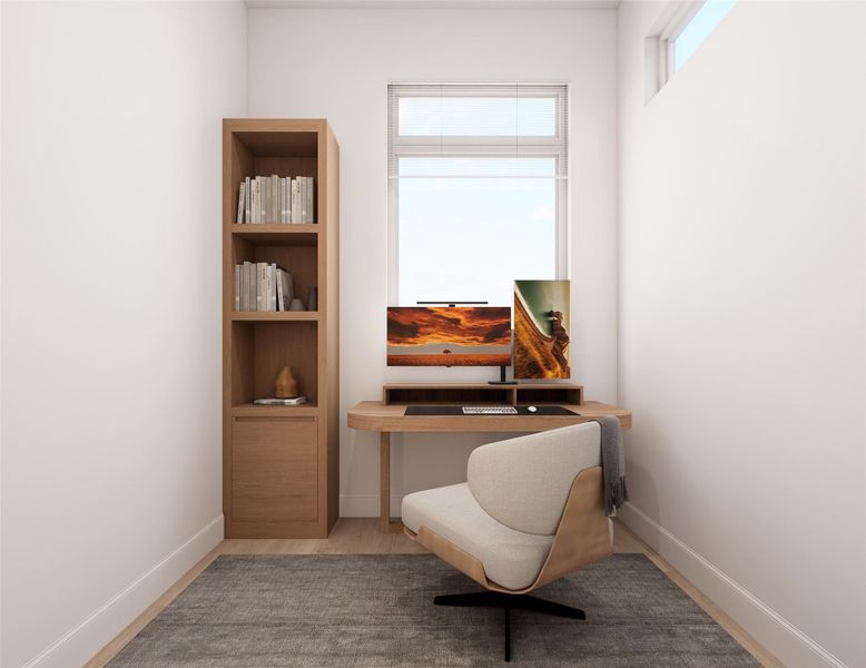 Furnished interior view inside a new home in , Houston (Image 7).