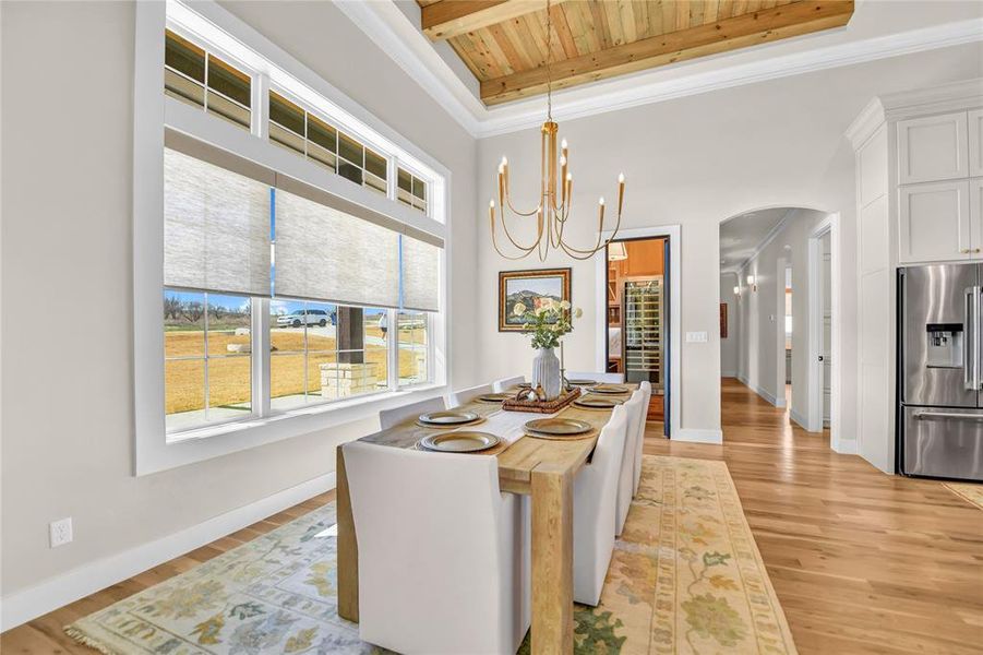 Furnished interior view inside a new home in , Aledo (Image 18).
