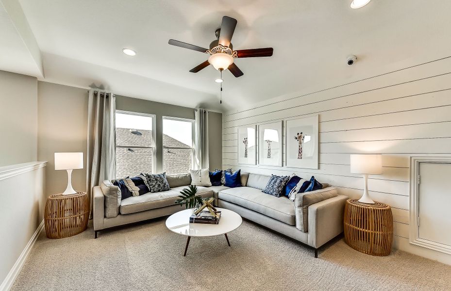 Representative furnished interior of a home built from the Palisade by Pulte Homes in Anna Town Square, Anna (Image 8).