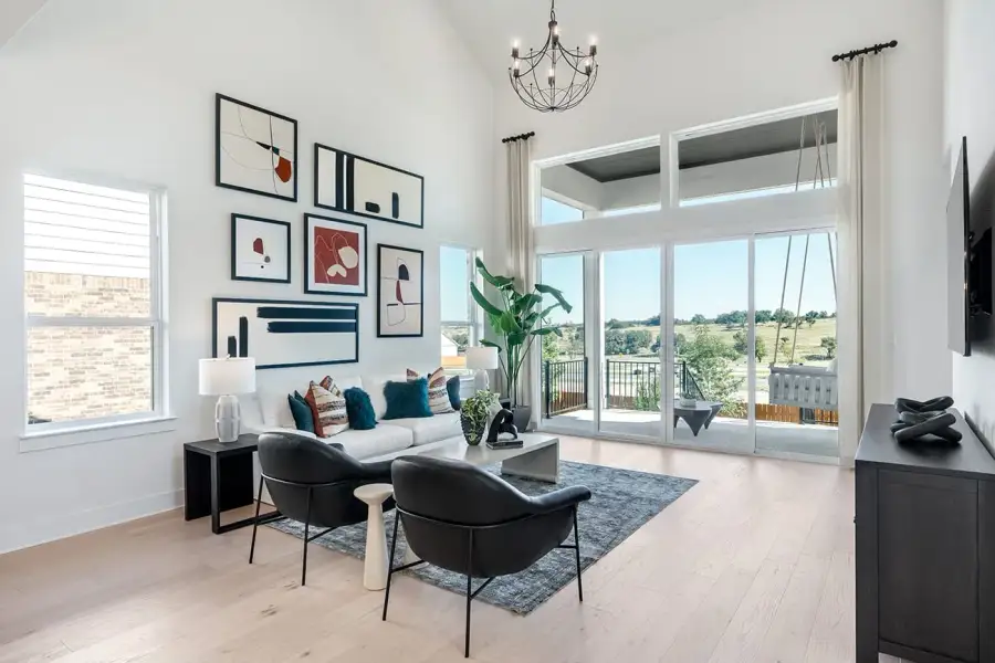 Furnished interior view inside a new home in Lagos Reserve, Manor (Image 20).