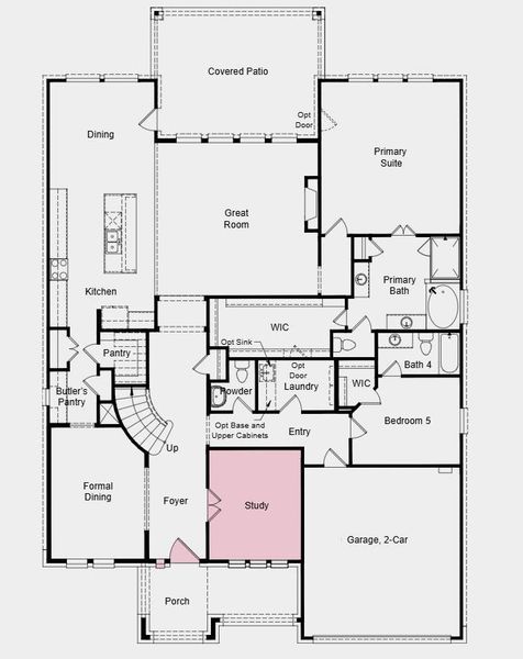Additional Highlights Include: bath 4, mud set shower at bath 5, 42" entry door, and gas line at patio. Additional Highlights Include: bath 4, mud set shower at bath 5, 42" entry door, and gas line at patio.