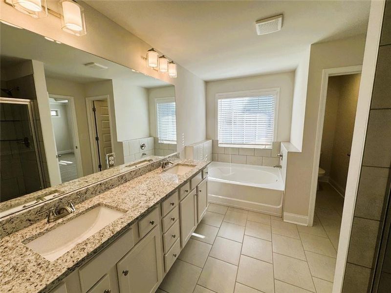 Furnished interior view inside a new home in Paces Estates, Lithia Springs (Image 7). Furnished interior view inside a new home in Paces Estates, Lithia Springs (Image 7).