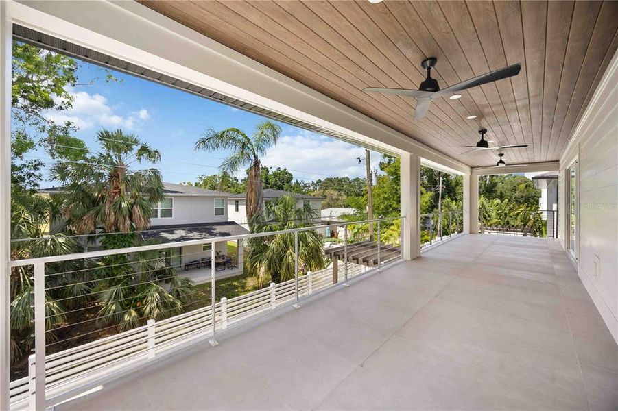 Exterior details and patio area of a home in , Sarasota (Image 3).