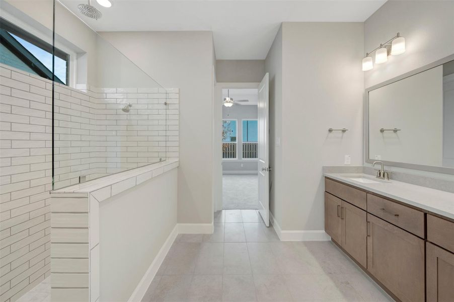 Furnished interior view inside a new home in COLTON - Reserve Collection, Todd Mission (Image 6).