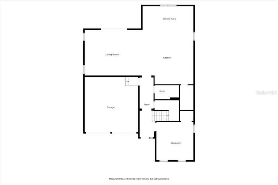 2D floor plan layout of this home in Hills of Minneola, Minneola, FL (Image 5).