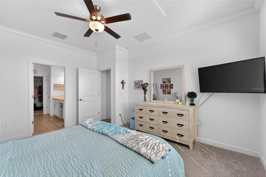 Furnished interior view inside a new home in Southshore Bay Active Adult, Wimauma (Image 54).