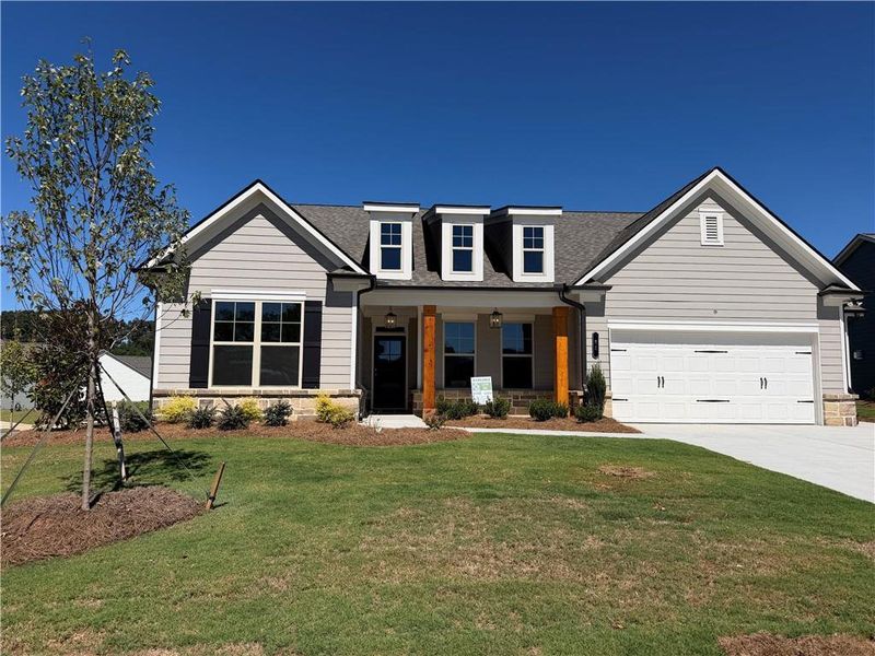 Front exterior of a new home in , Jefferson, GA, highlighting curb appeal (Image 26).