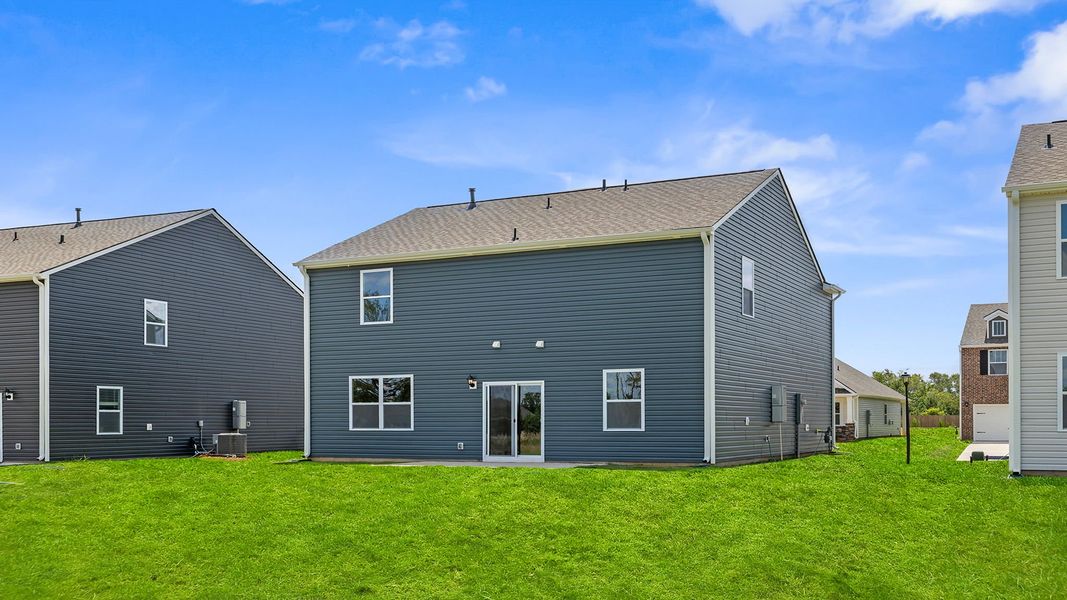 Representative exterior details of a home built from the BELHAVEN by D.R. Horton in Foxbank, Gray Court (Image 4). Representative exterior details of a home built from the BELHAVEN by D.R. Horton in Foxbank, Gray Court (Image 4).