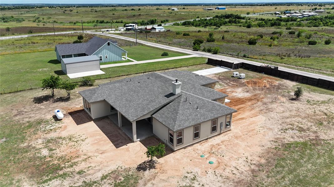 Exterior details and patio area of a home in , Bertram (Image 27).