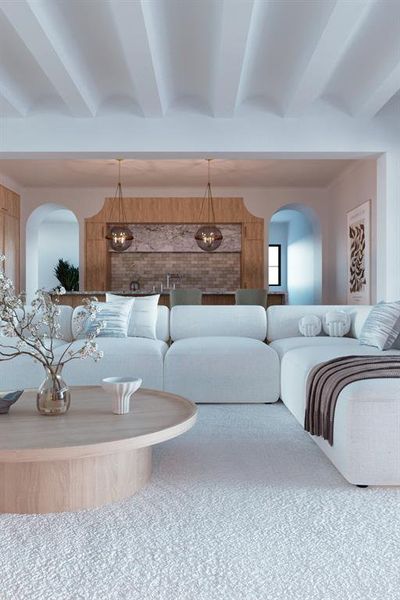 Furnished interior view inside a new home in , Dallas (Image 15). Furnished interior view inside a new home in , Dallas (Image 15).