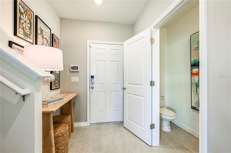 Furnished interior view inside a new home in Waterstone, Groveland (Image 6). Furnished interior view inside a new home in Waterstone, Groveland (Image 6).