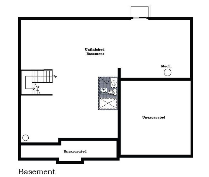 2D floor plan layout for the The Briarhaven III by Norfolk Homes in Coronado Estates, Jackson, MI (Image 30).