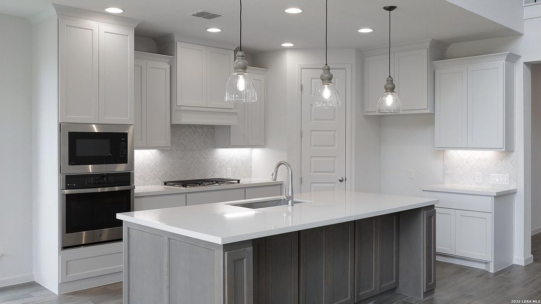 Furnished interior view inside a new home in Haby Hill, San Antonio (Image 12).