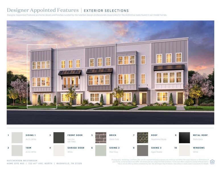 Sample of building materials used in homes in The Nations, Nashville (Image 6). Sample of building materials used in homes in The Nations, Nashville (Image 6).