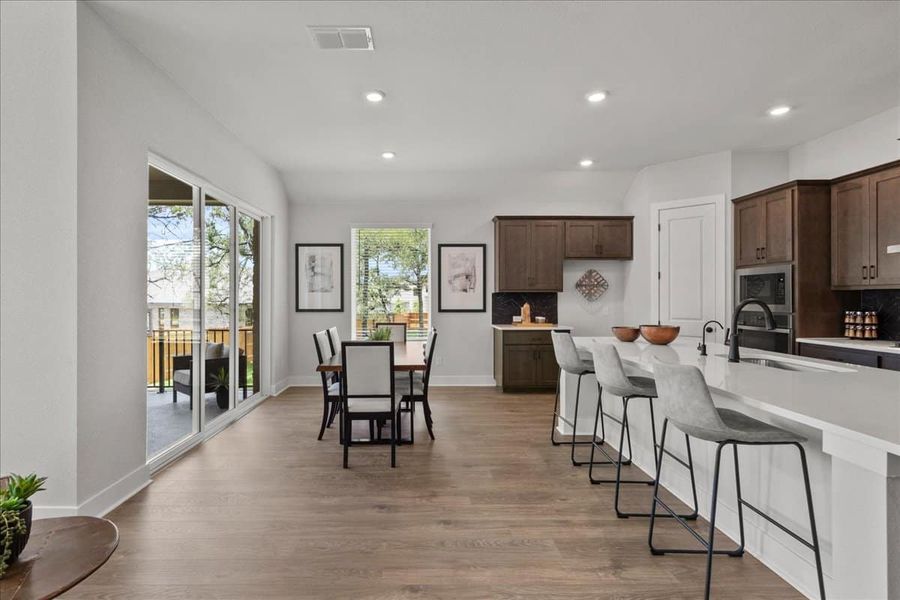 Furnished interior view inside a new home in 6 Creeks, Kyle (Image 27). Furnished interior view inside a new home in 6 Creeks, Kyle (Image 27).