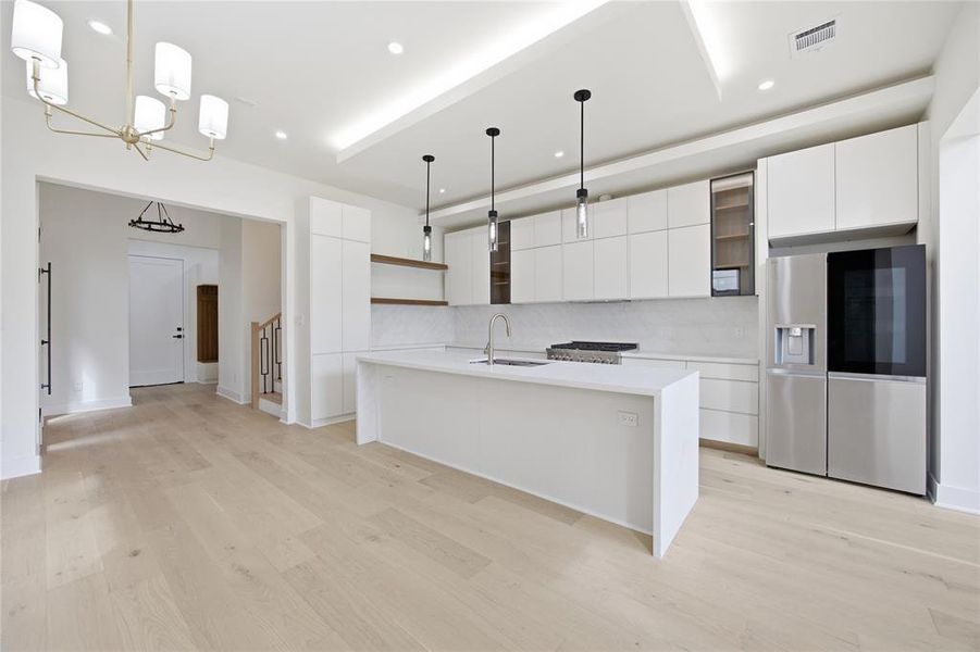 Furnished interior view inside a new home in , Dallas (Image 5).