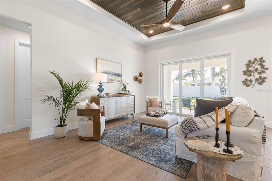 Furnished interior view inside a new home in , Palm Coast (Image 11).