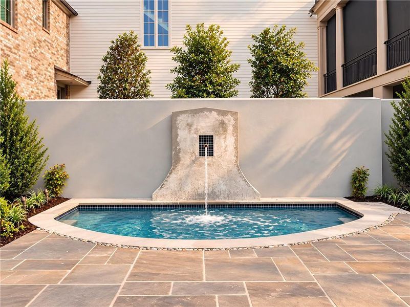 Exterior details and patio area of a home in , Atlanta (Image 38). Exterior details and patio area of a home in , Atlanta (Image 38).