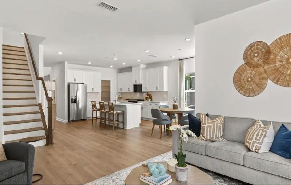Furnished interior view inside a new home in River Pointe, Monroe (Image 4).