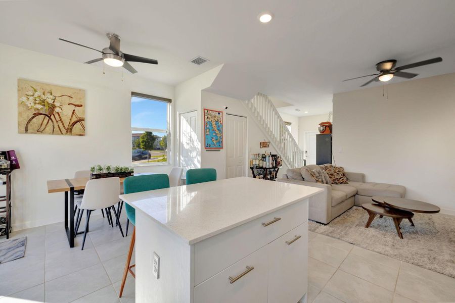 Furnished interior view inside a new home in , Miami (Image 18).