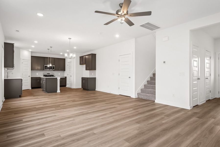 Spacious, unfurnished interior of a new home in Calista Farms, White House (Image 44).