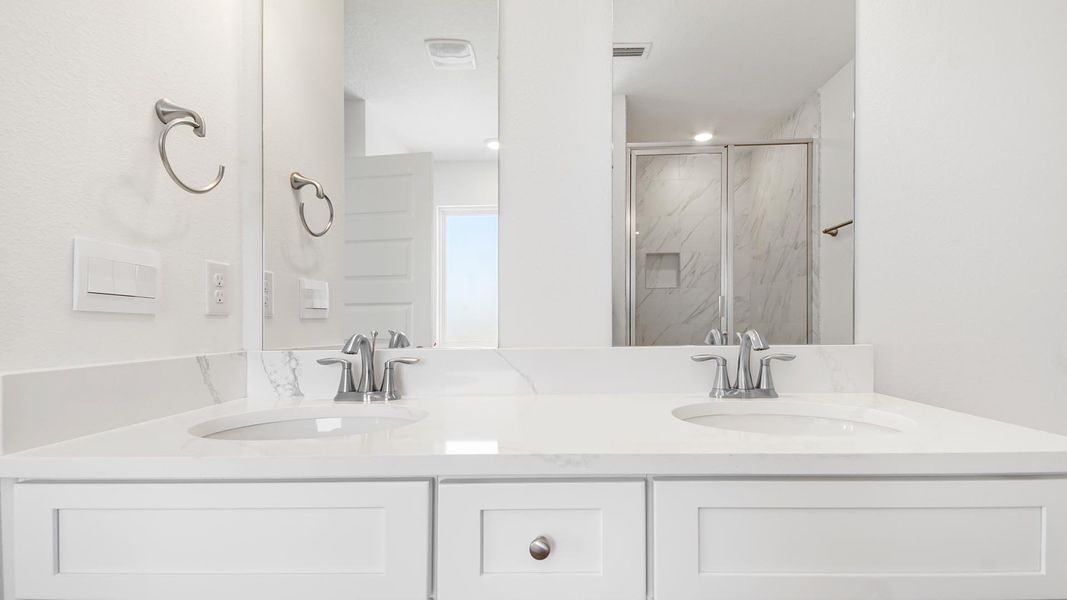 Furnished interior view inside a new home in Sanctuary Beach, Panama City Beach (Image 7).