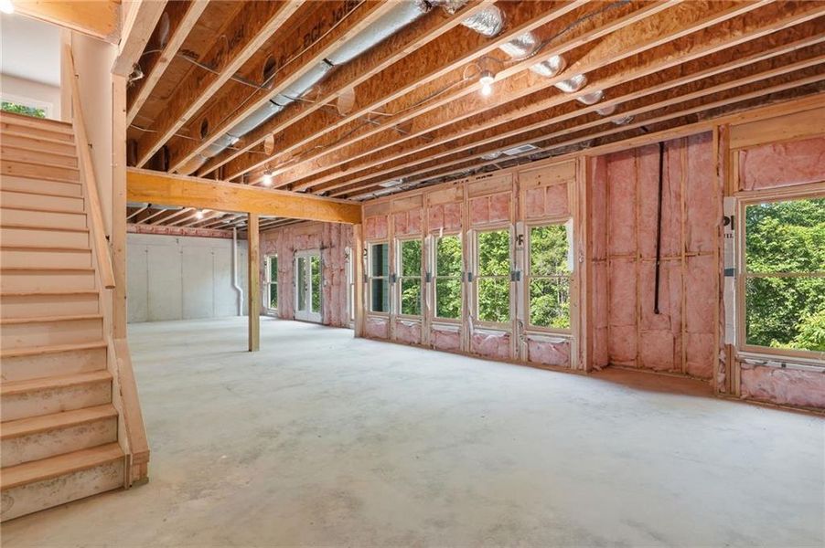 In-progress construction of a new home in , Canton, GA (Image 58).