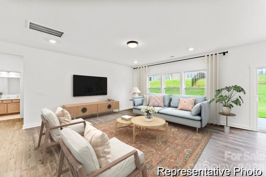 Furnished interior view inside a new home in Mooreland Oaks, Mount Holly (Image 11).