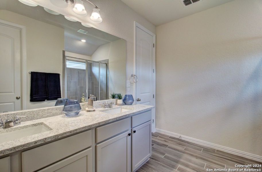 Furnished interior view inside a new home in Casinas at Gruene, New Braunfels (Image 13).