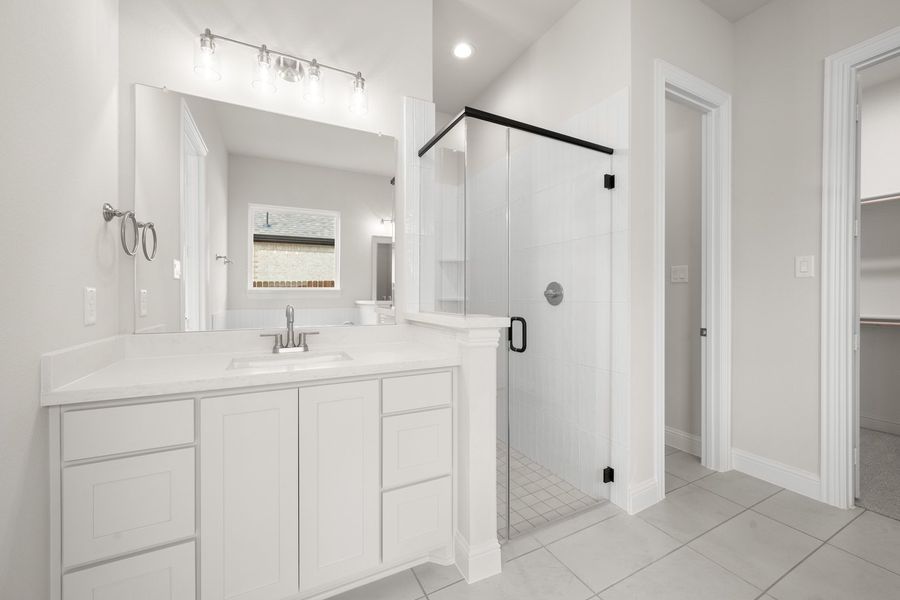 Furnished interior view inside a new home in Hayes Crossing, Midlothian (Image 9).