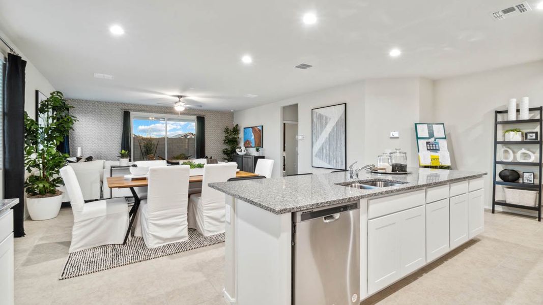 Representative furnished interior of a home built from the Pelican by D.R. Horton in Upper Canyon, Phoenix (Image 10).